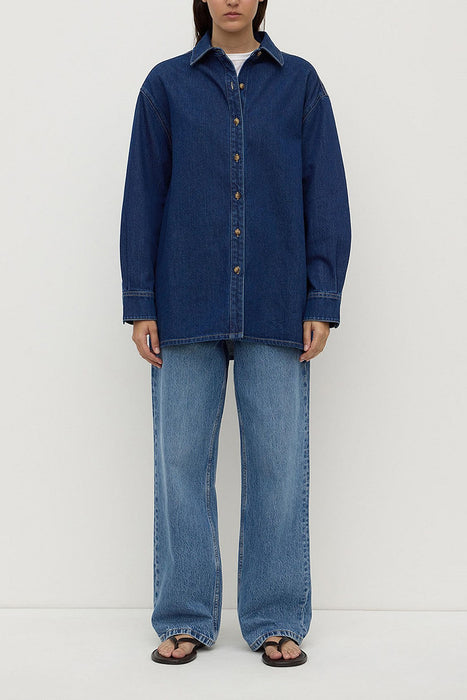 Freya Denim Overshirt - Heritage Blue