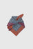 Patchwork Stripe Block Print Bandana - Verdigris / Multi