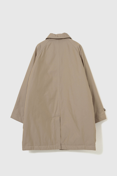 Chambray Soutien Collar Coat - Beige