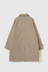 Chambray Soutien Collar Coat - Beige