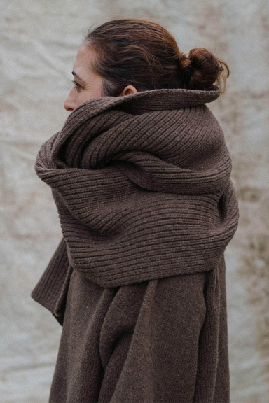 Mea Scarf - Burel Brown