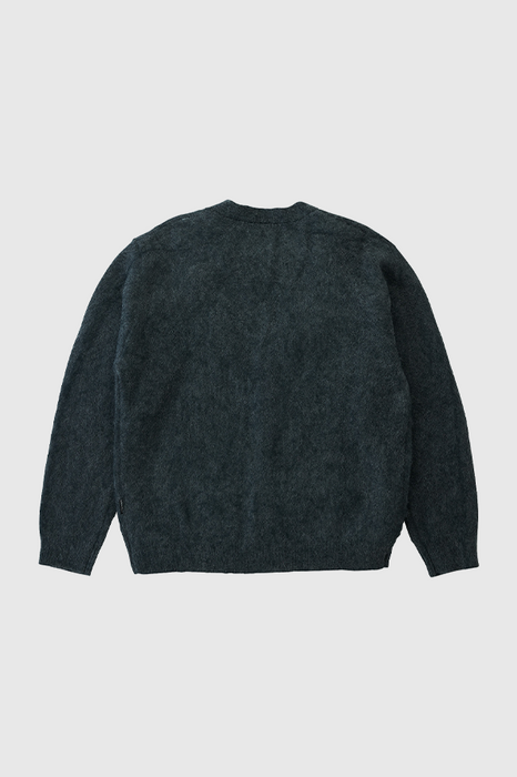 Mohair Cardigan - Charcoal
