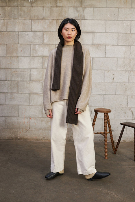 Ripple Scarf - Truffle