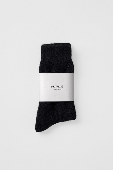 Possum Merino Socks - Black
