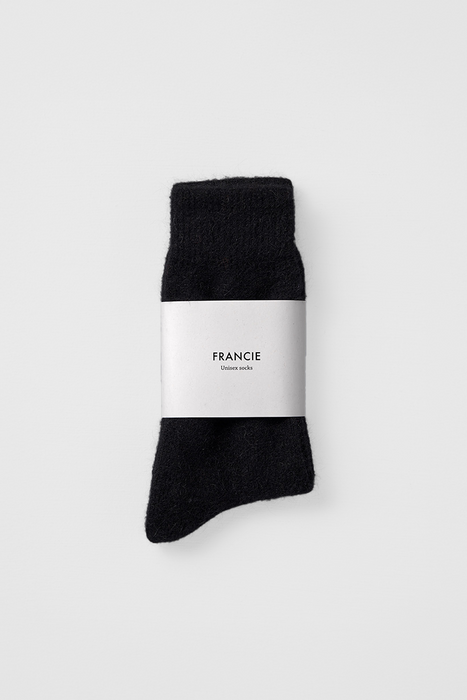 Possum Merino Socks - Black