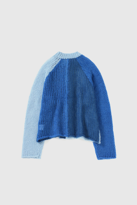Mohair Crazy Cardigan - Blue