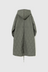Nylon Quilting Hood Coat - Olive