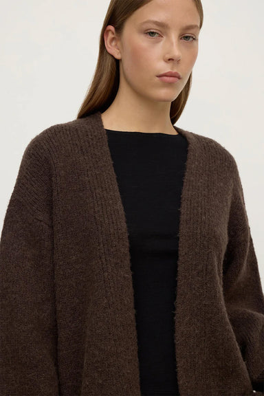 Ariel Knit Cardigan - Dark Choc