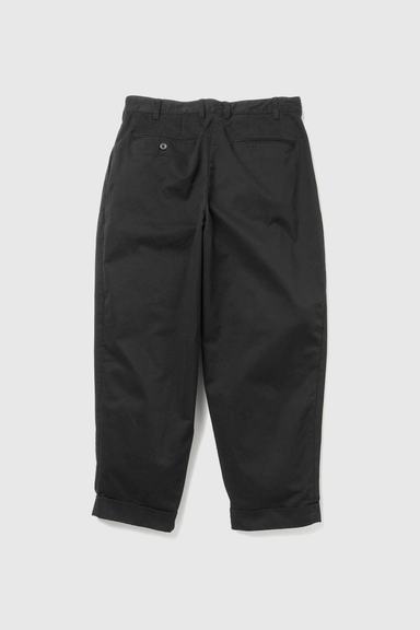 2 Pleats Twill - Black