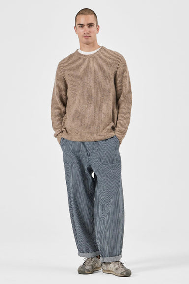 Fishermans Tweed Crew - Linseed