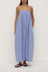 Erina Stripe Maxi Dress - Blue / White Stripe