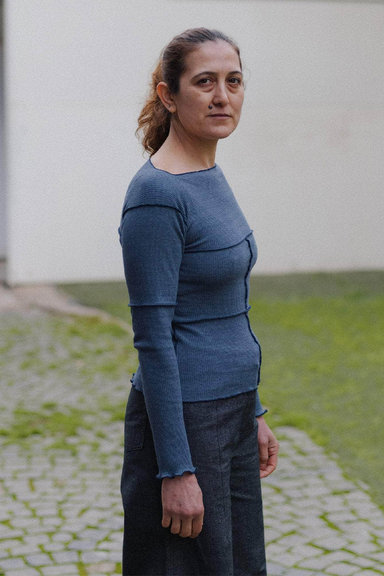 Cinder Long Sleeve Tee - Dark Denim