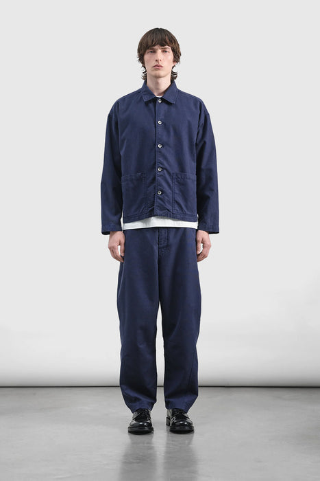 Twisted Seam Trouser - Navy