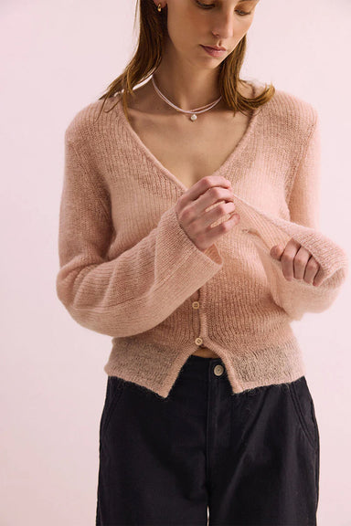 Lotus Cardi - Pink