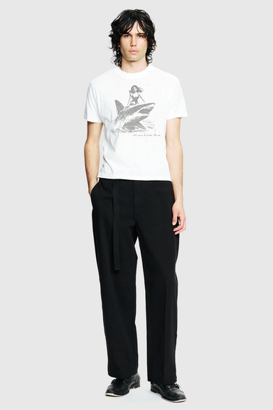 Shark Tee - Crisp White