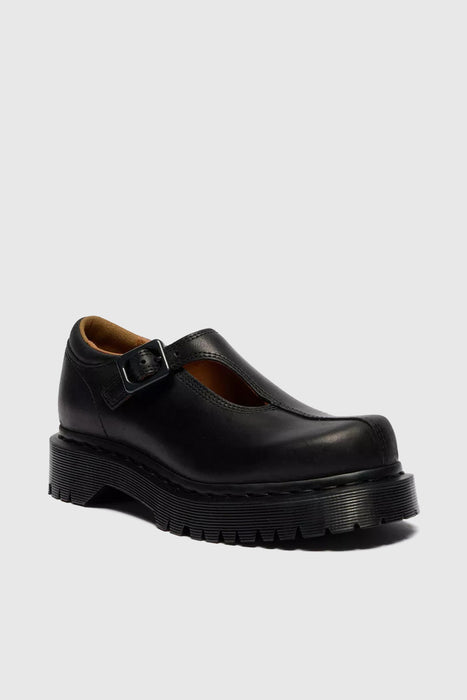 Rejena MJ Mary Jane Shoe - Black Old Harness