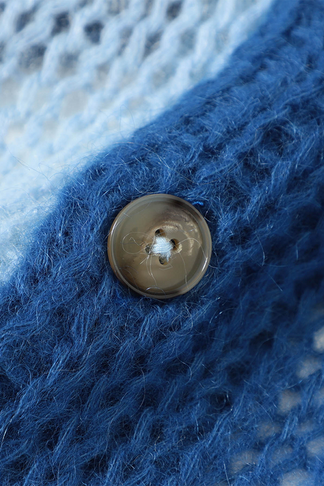 Mohair Crazy Cardigan - Blue