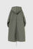 Nylon Quilting Hood Coat - Olive