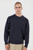 Fishermans Tweed Crew - Dark Navy