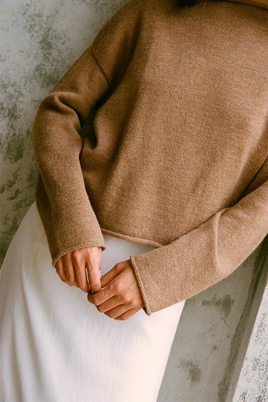 Doll's Jumper - Brown Sugar