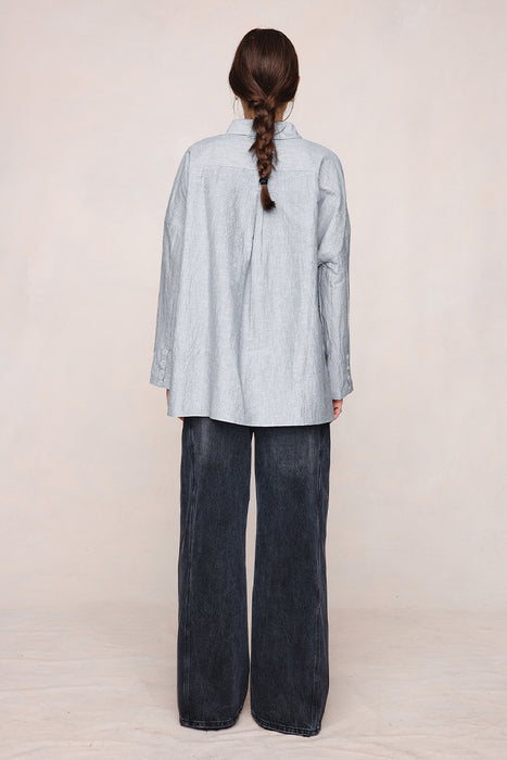 Freddy Shirt - Charcoal Stripe