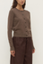 Benny Knit Cardigan - Cocoa Marle