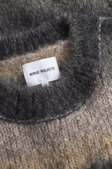 Jonas Gradient Alpaca Sweater - Utility Khaki