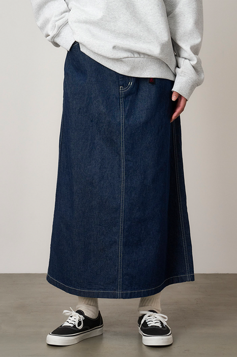Sutter Denim Skirt - Rinsed Indigo