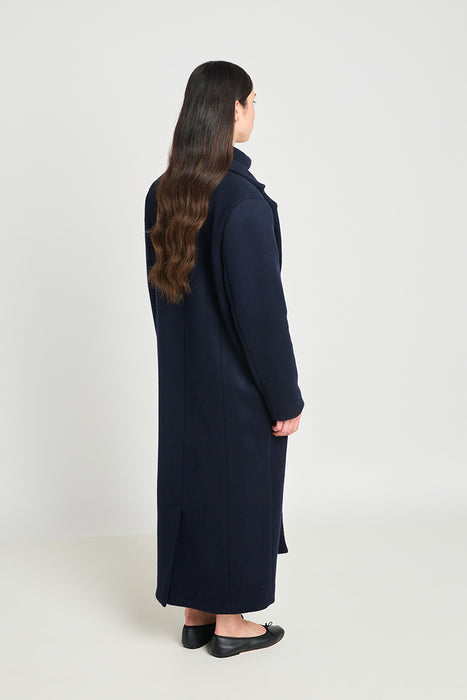 Illusions Coat - Navy