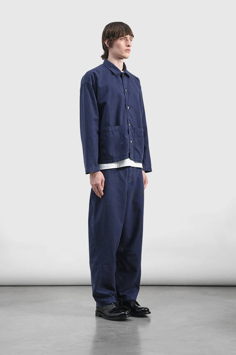 Twisted Seam Trouser - Navy