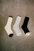 Yin & Yang Socks - Black / Creme Toe