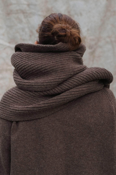 Mea Scarf - Burel Brown