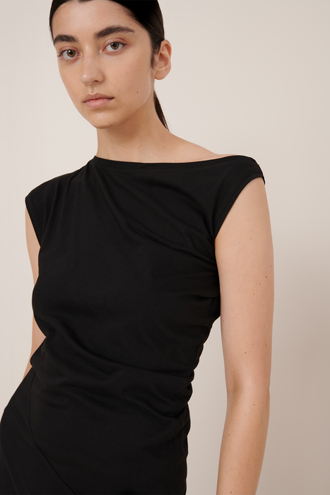 Asymmetric Dress - Black
