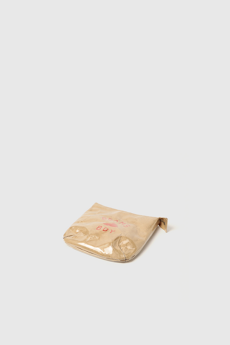 Beams Boy Pouch Logo - Beige