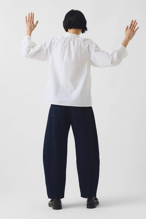 Catrin Cotton Oxford Easy Shirt - White