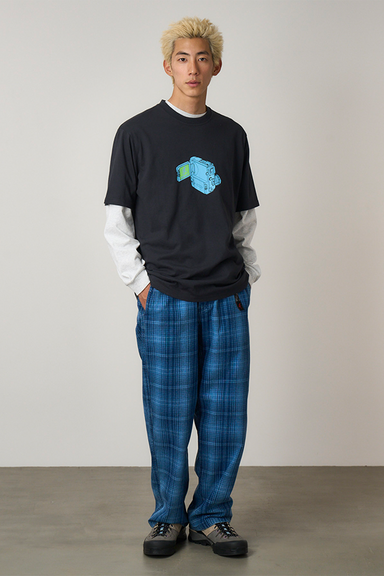 O.G. Denim Plaid Pant - Indigo Checkered Plaid