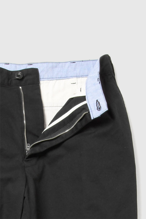 2 Pleats Twill - Black