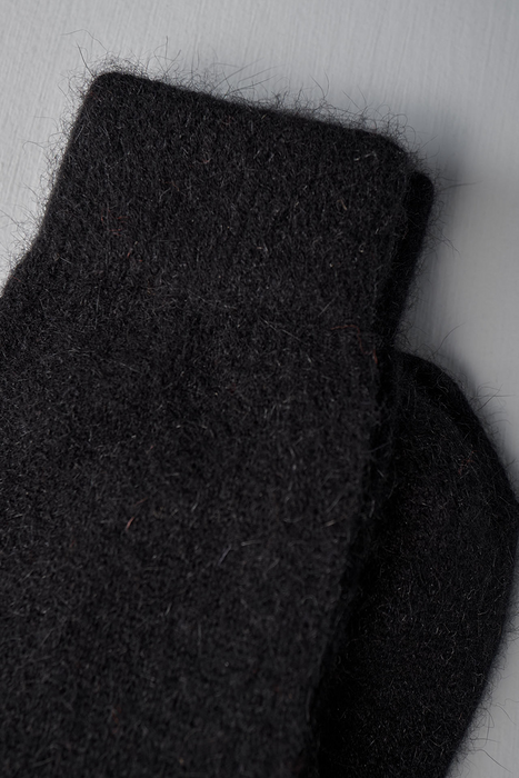 Possum Merino Socks - Black