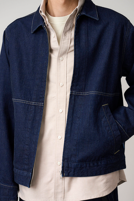 Japanese Slub Denim Jacket - Indigo