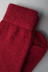 Possum Merino Socks - Cherry