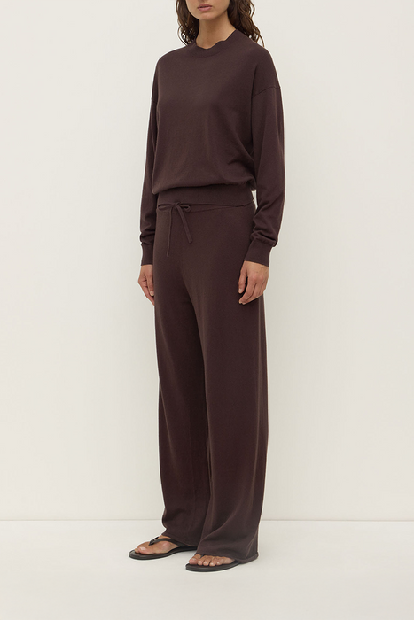 Cotton Cashmere Lounge Sweater - Ganache