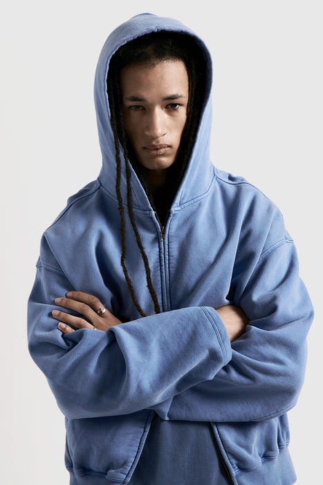 Tour Zip Hood - Indigo