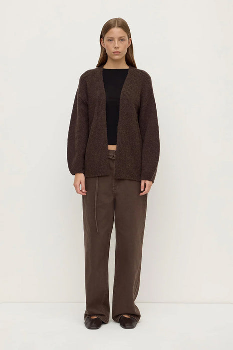 Ariel Knit Cardigan - Dark Choc