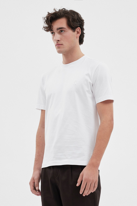 Johannes N Logo T-shirt - White