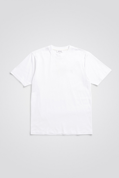 Johannes N Logo T-shirt - White
