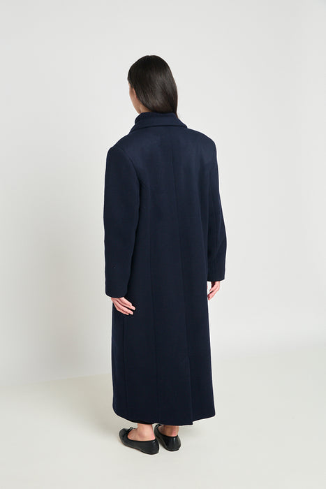 Illusions Coat - Navy