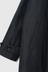 Chambray Soutien Collar Coat - Dark Navy