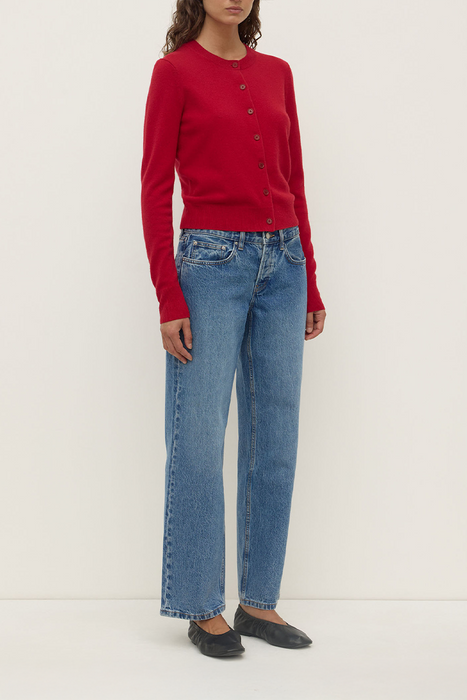 Benny Knit Cardigan - Mulberry