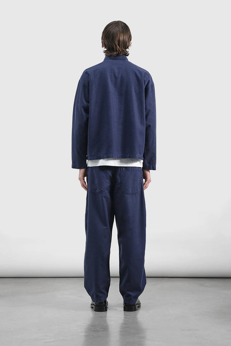 Twisted Seam Trouser - Navy
