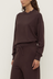 Cotton Cashmere Lounge Sweater - Ganache